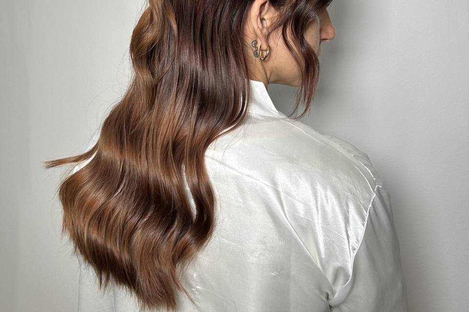 Twisted half up