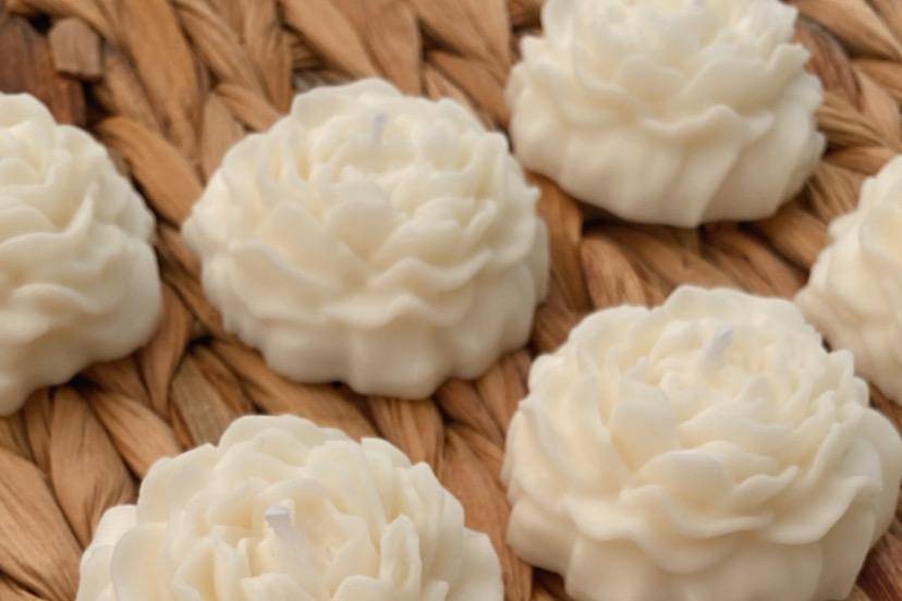 Peony Candle Segnaposto