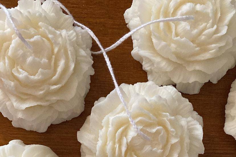 Peony Candle