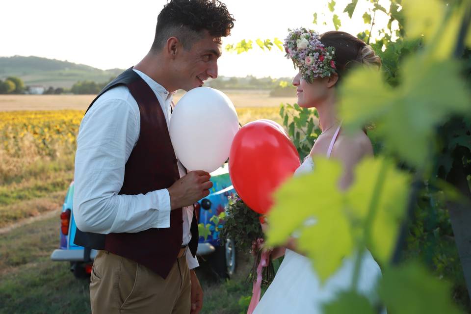 Enrico e Benedetta a Bertinoro