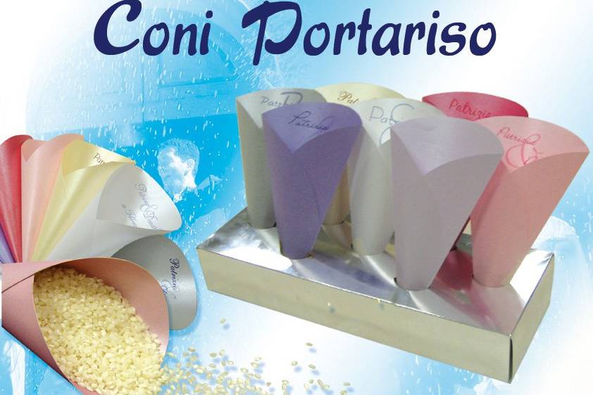 Coni porta riso o petali - con possibilità di personalizzazione