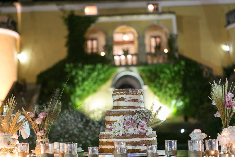 Cena nei giardini del Castello