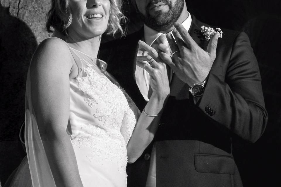 Bianco e nero sposi fotografo