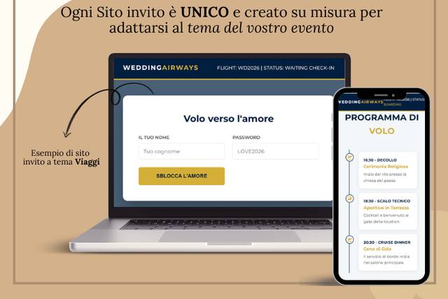 Matrimonio a tema Viaggi