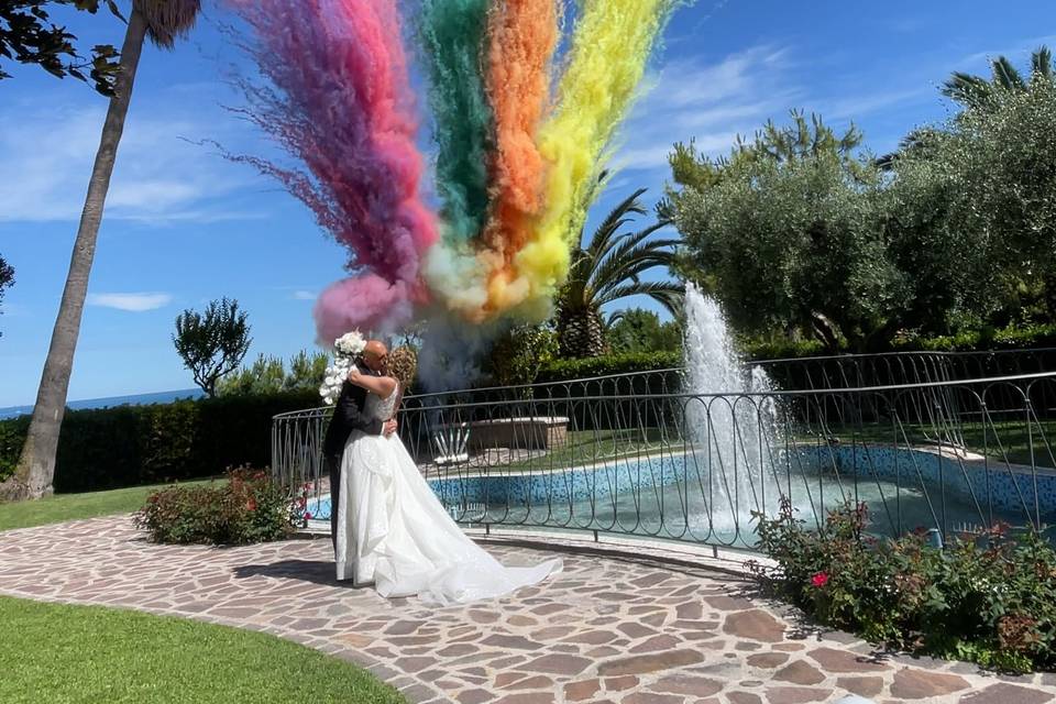 Smokebomb parco sul mare