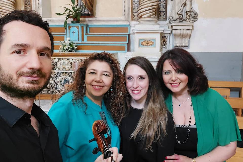 Arpa, violino e soprano