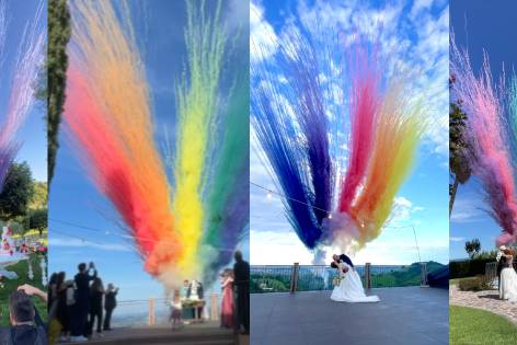 SMOKE BOMB WEDDING