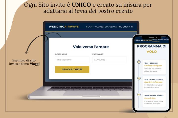 Matrimonio a tema Viaggi