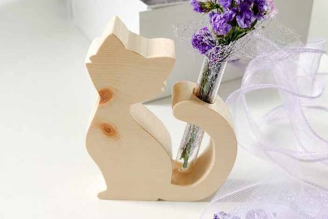 Porta fiori a forma di gatto