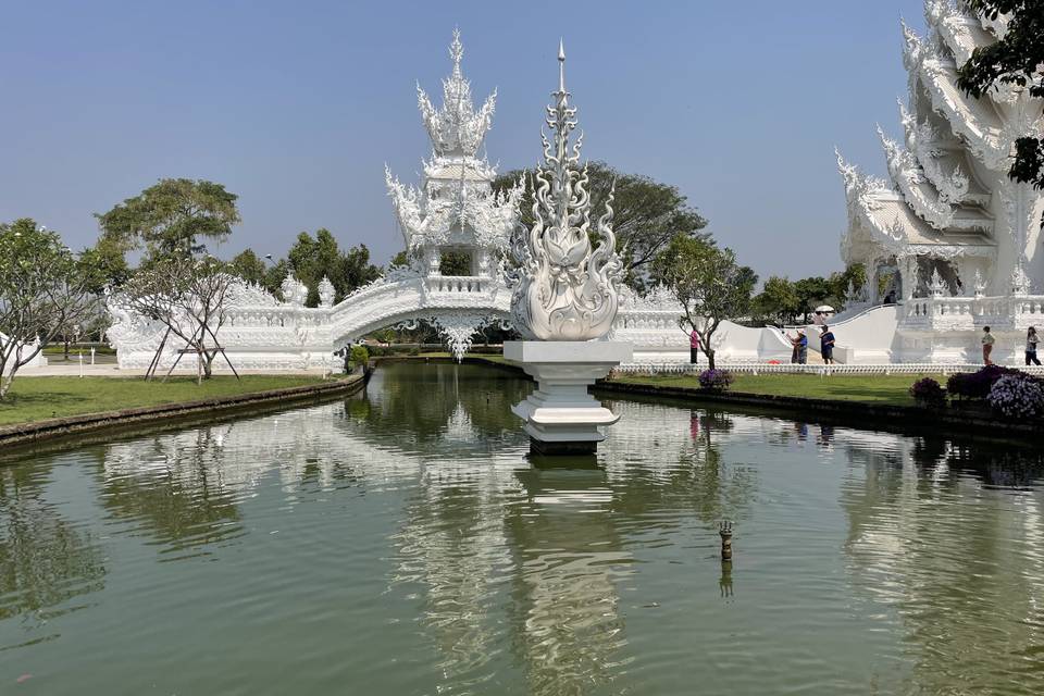 Tempio bianco Thailandia