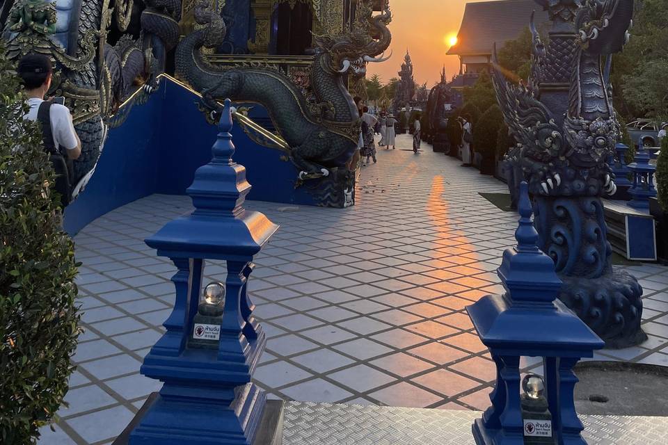 Tempio blu Thailandia