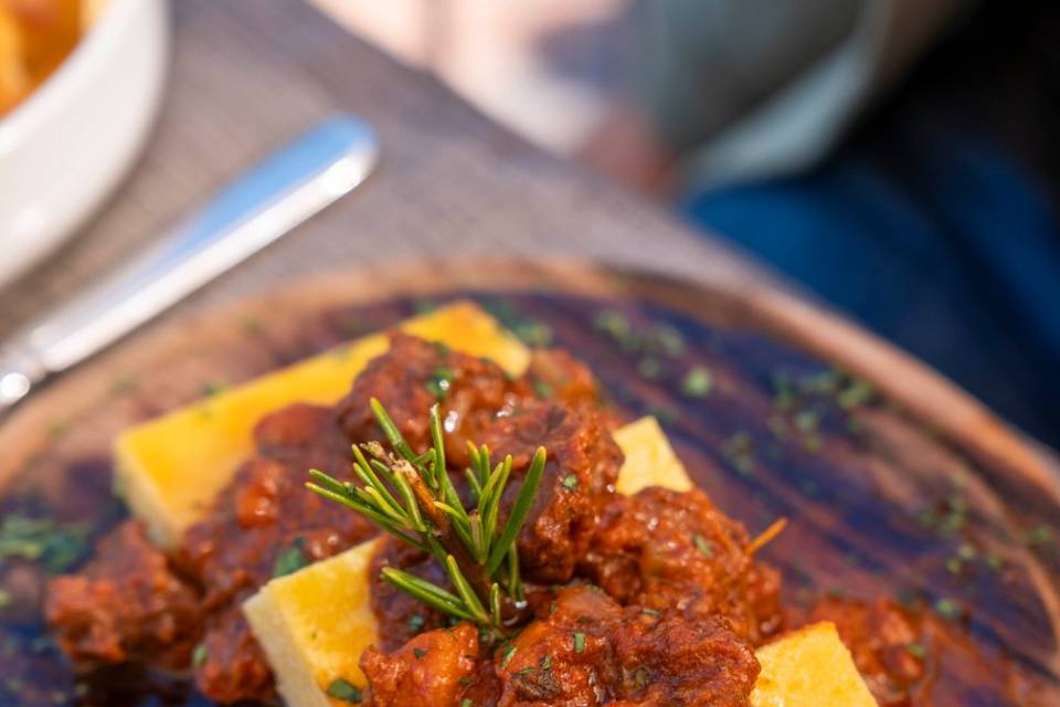 Polenta al cinghiale