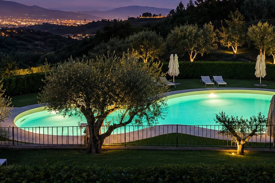 Vista piscina