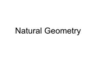 Natural Geometry