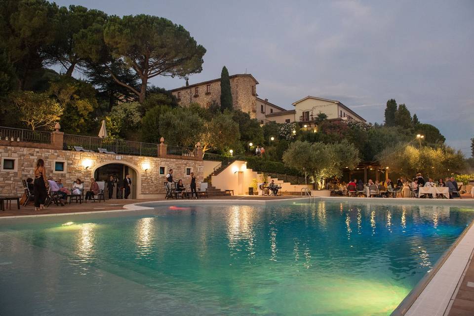 Cena in terrazza