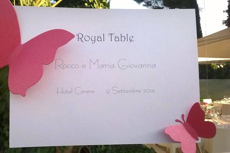 Tableau de mariage