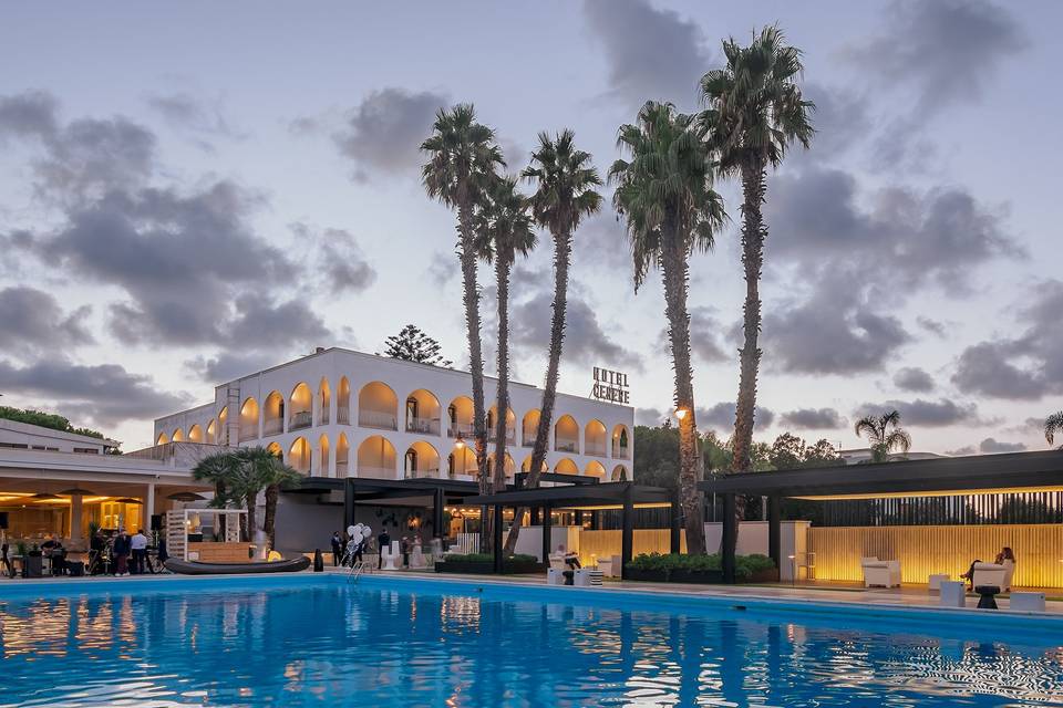 Outdoor Pool Garden