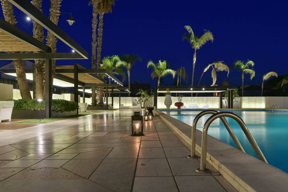 Outdoor Pool Garden
