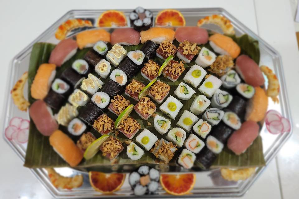 Preparazione di sushi wedding