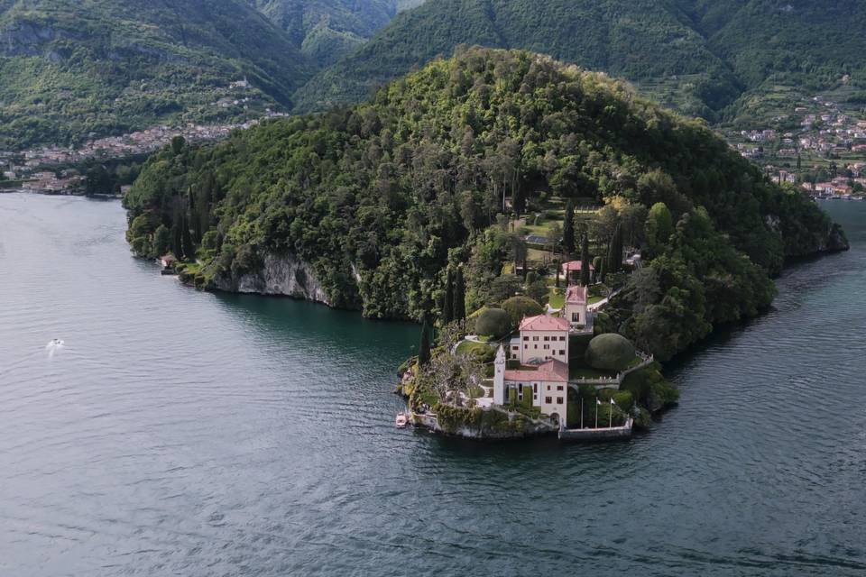 Vista su Villa Balbianello