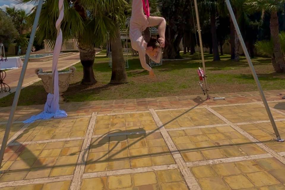 Coreografia cerchio aereo