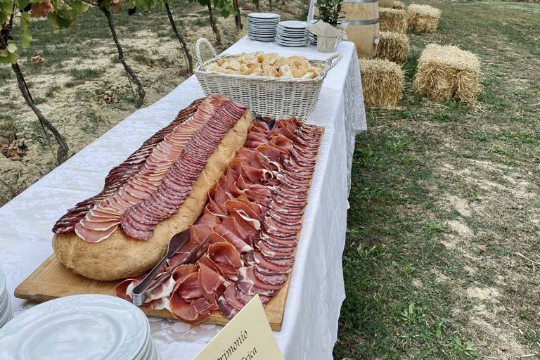 Aperitivo nunziale in vigna