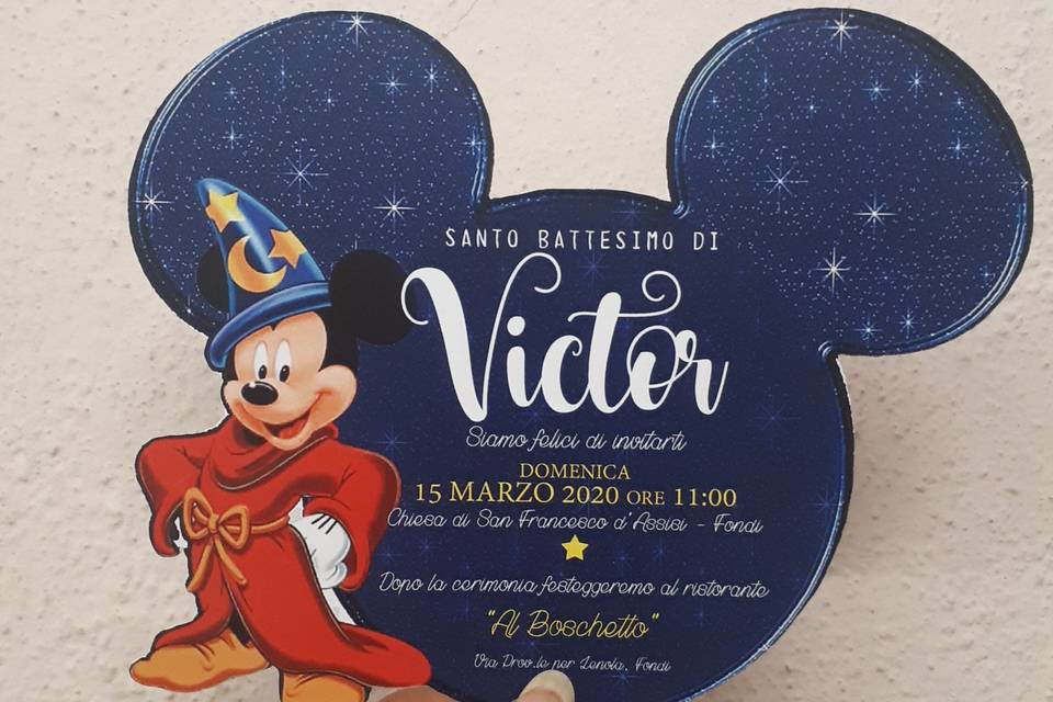 Invito tema Topolino