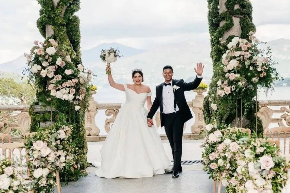 Wedding on lake Como