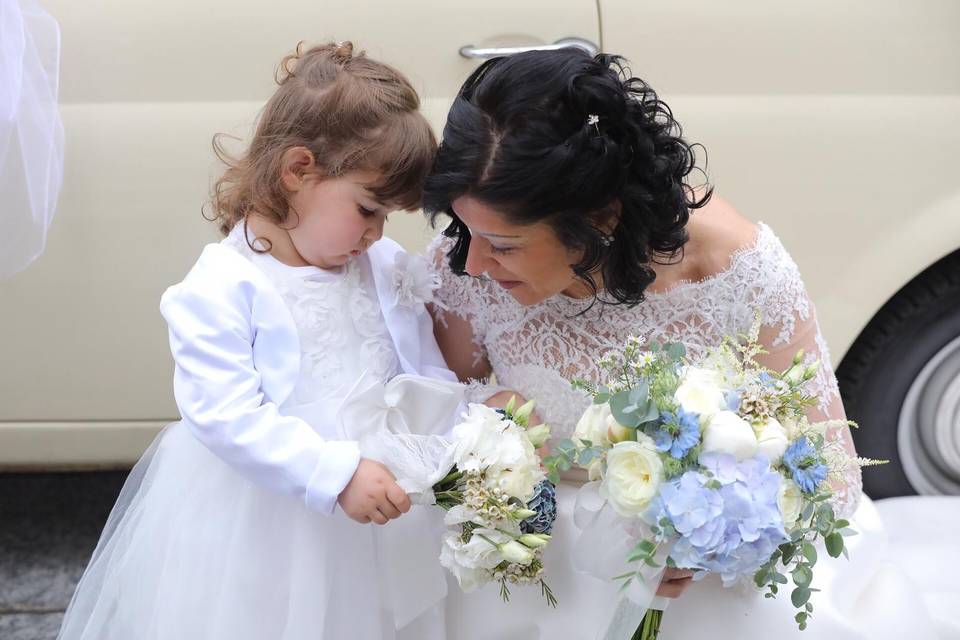 Bride & Baby Girl