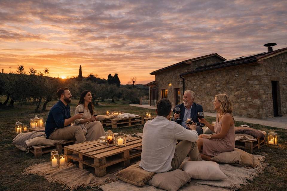 Apertivo al tramonto