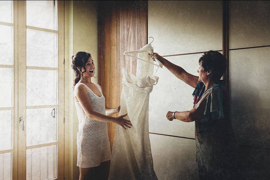 Preparazione sposa