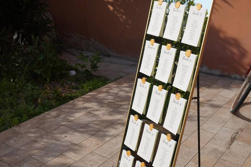 Tableau de mariage F&E
