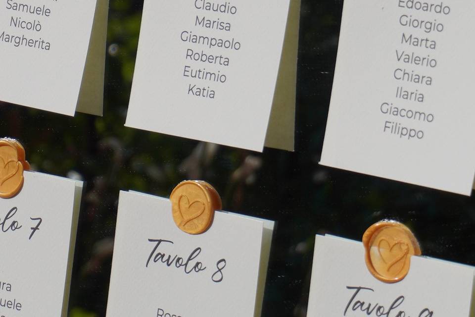 Tableau de mariage F&E