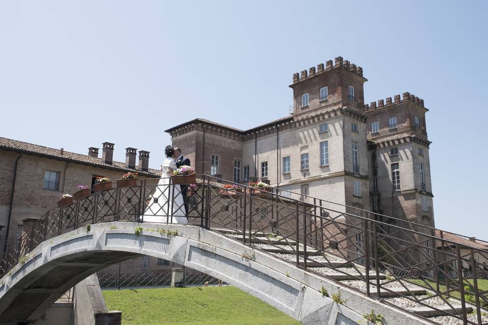 Arianna e Carlo sul ponte