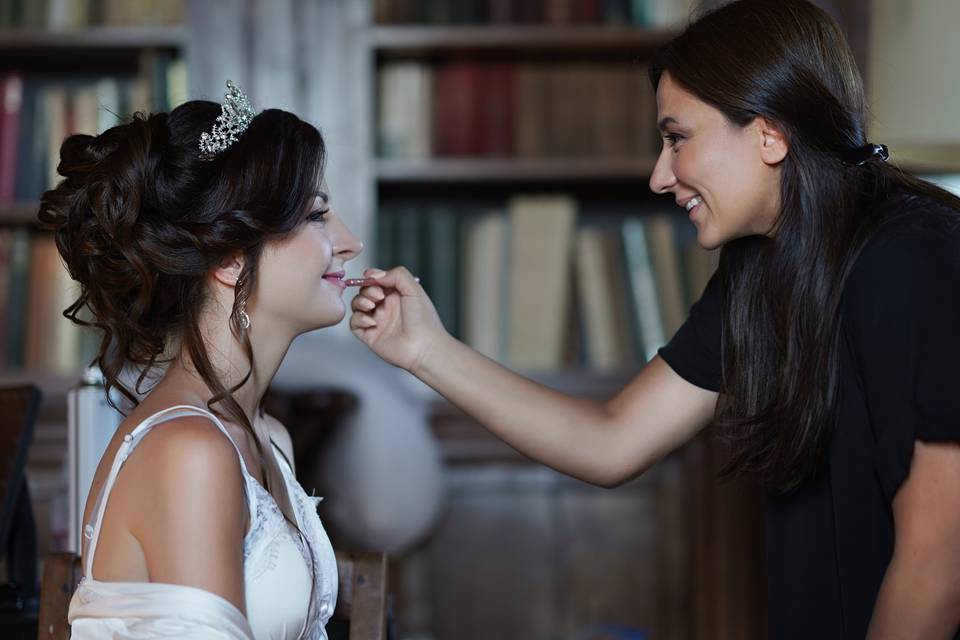 Preparando la sposa