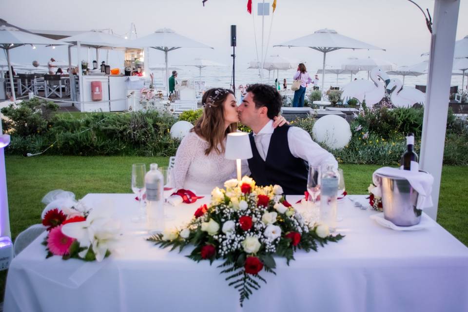 Matrimonio gazebi spiaggia