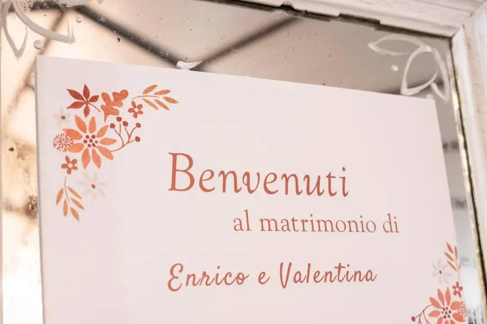 Targa di benvenuto