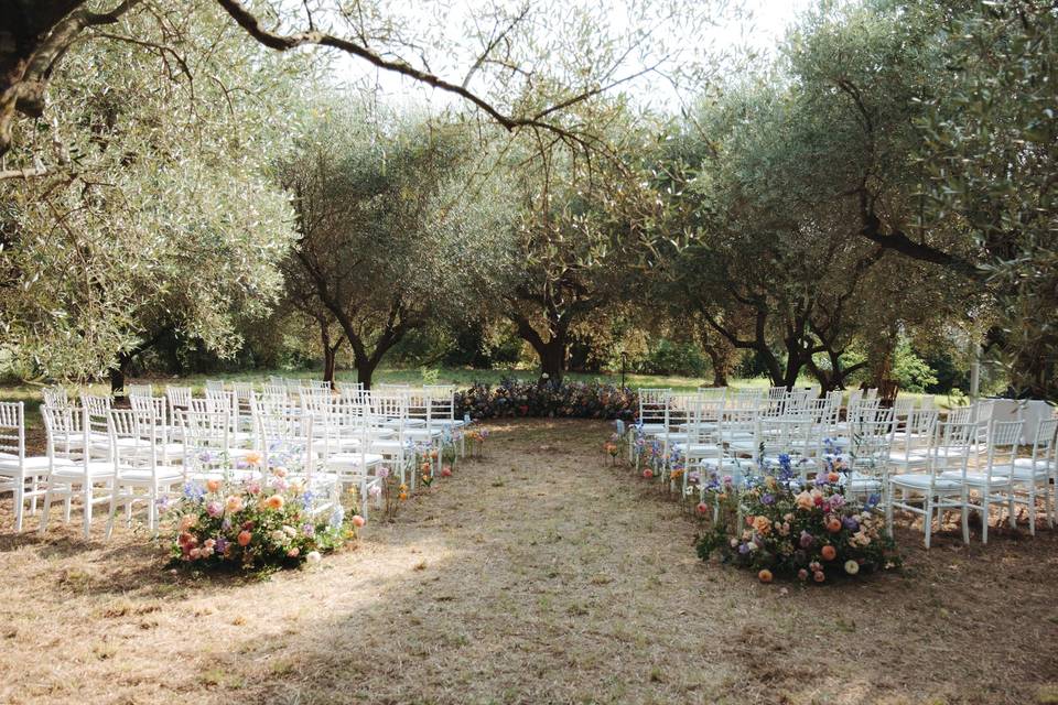 Cerimonia all'aperto