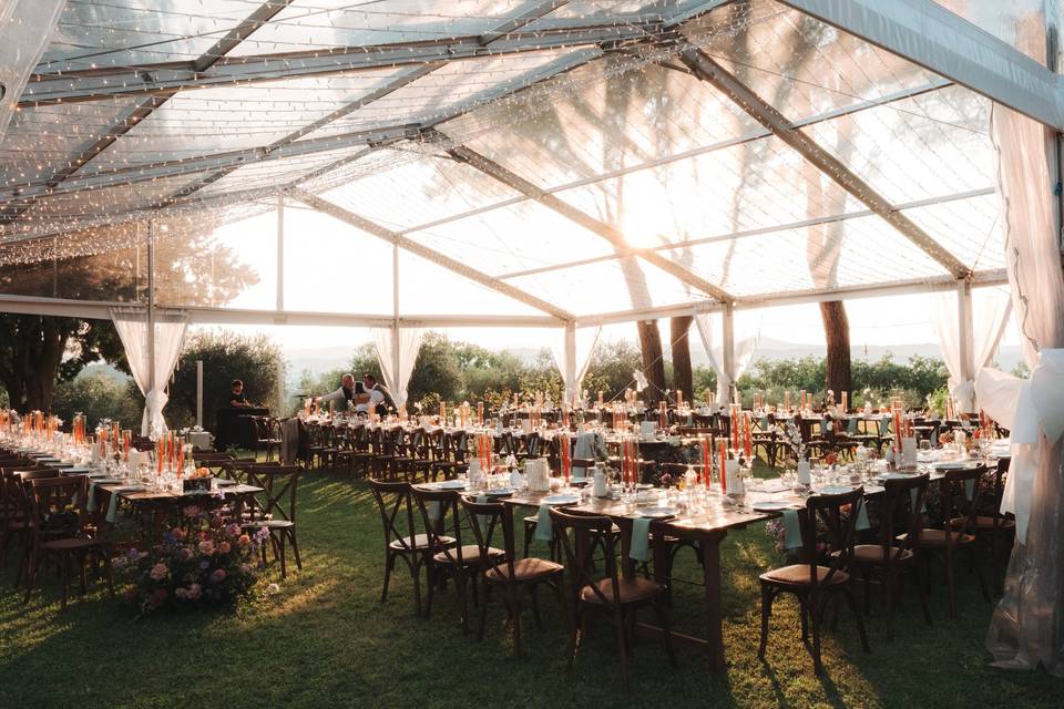 Matrimonio in tensostruttura