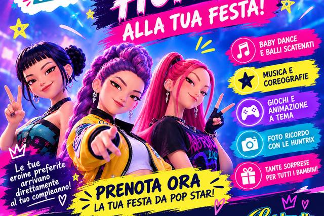 Le huntrix al tuo evento!!