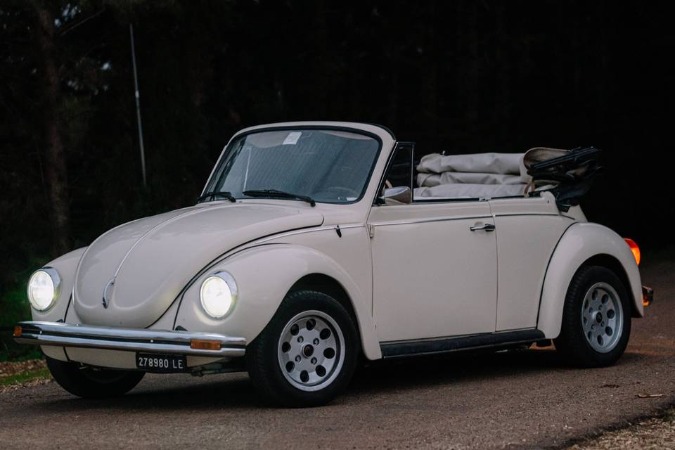 Maggiolino cabrio white