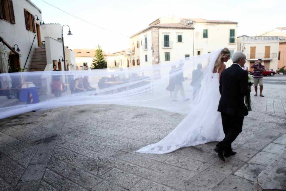 Black and bride Photography