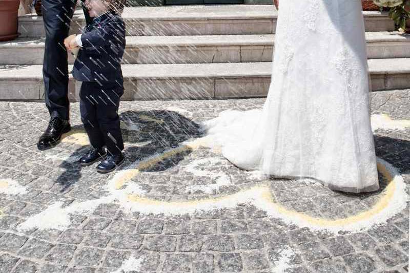 Black and bride Photography