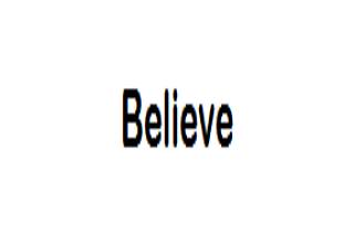 Believe logo