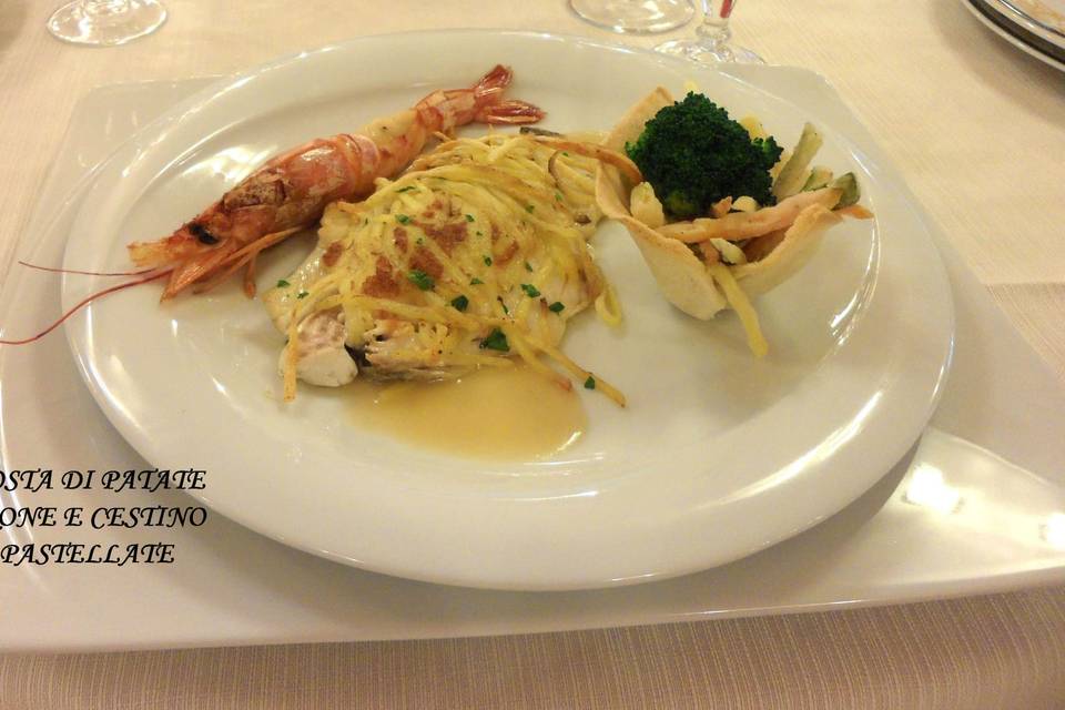 Treccia spigola e salmone