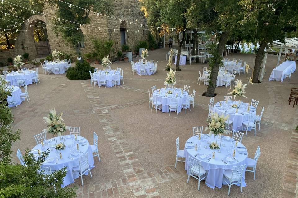 Allestimento tavoli