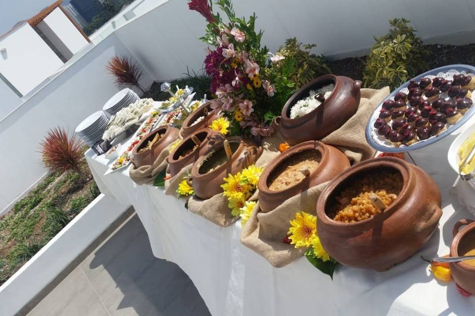 Buffet criollo