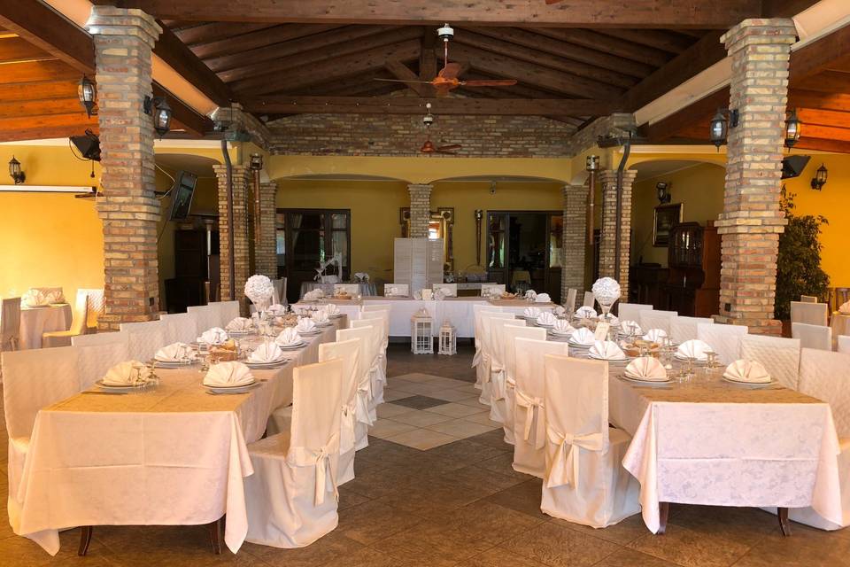 Allestimento sala wedding