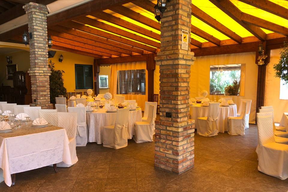 Allestimento sala wedding