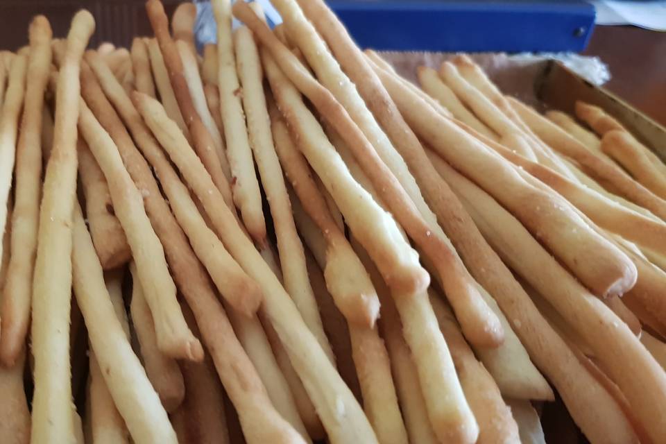 Grissini appena sfornati